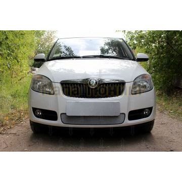 Защита радиатора Skoda Fabia 2 2007-2010 chrome