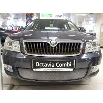 Защита радиатора Skoda Octavia А5 2009-2012 chrome