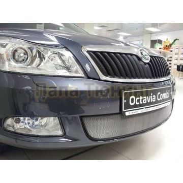 Защита радиатора Skoda Octavia А5 2009-2012 chrome