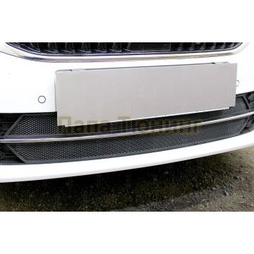 Защита радиатора Skoda Oktavia А7 2017- black