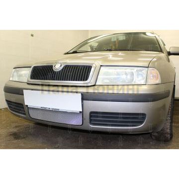 Защита радиатора Skoda Oktavia 2000-2011 chrome
