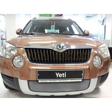 Защита радиатора Skoda Yeti 2009-2013 chrome