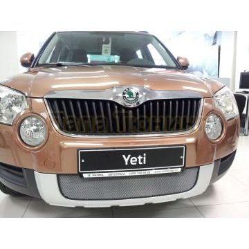 Защита радиатора Skoda Yeti 2009-2013 chrome