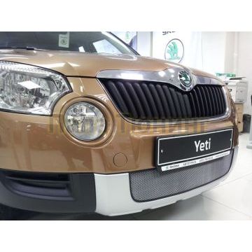 Защита радиатора Skoda Yeti 2009-2013 chrome