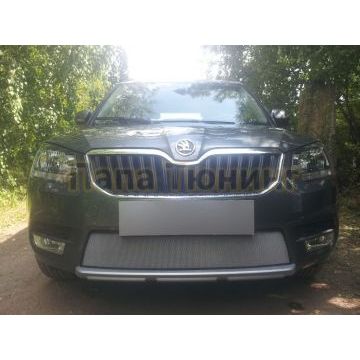 Защита радиатора Skoda Yeti City 2014- chrome