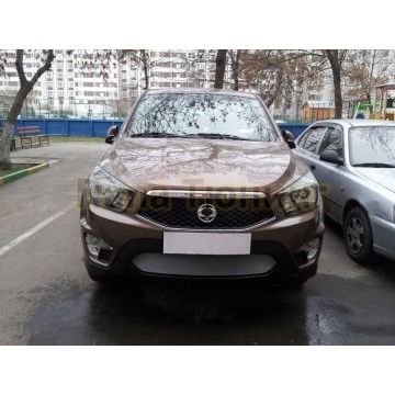 Защита радиатора Ssang Yong Actyon Sport 2012- chrome