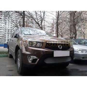 Защита радиатора Ssang Yong Actyon Sport 2012- chrome