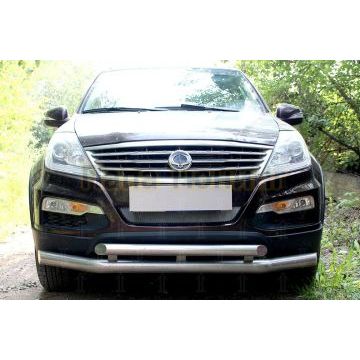 Защита радиатора Ssang Yong Rexton (III) 2012- chrome