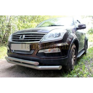 Защита радиатора Ssang Yong Rexton (III) 2012- chrome