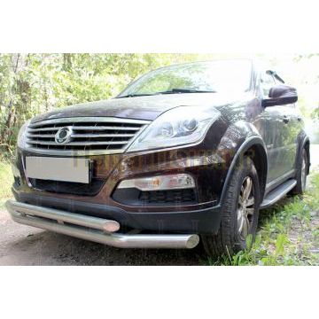 Защита радиатора Ssang Yong Rexton (III) 2012- black