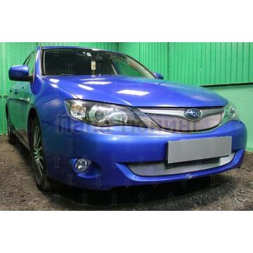 Защита радиатора Subaru Impreza III 2007-2011 chrome низ