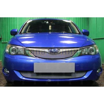 Защита радиатора Subaru Impreza III 2007-2011 chrome низ