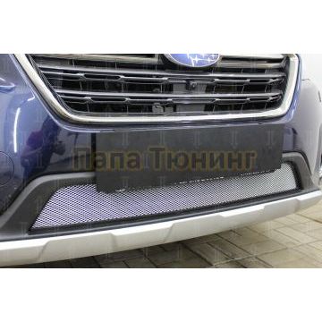 Защита радиатора Subaru Outback V рестайлинг 2017-2021 chrome