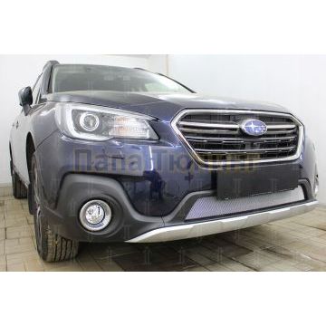 Защита радиатора Subaru Outback V рестайлинг 2017-2021 chrome