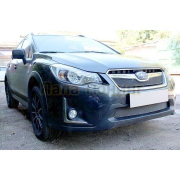 Защита радиатора Subaru XV (рестайлинг) 2016-2017 black низ