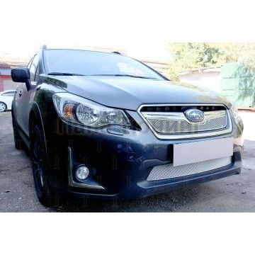 Защита радиатора Subaru XV (рестайлинг) 2016-2017 chrome низ