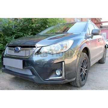 Защита радиатора Subaru XV (рестайлинг) 2016-2017 chrome низ
