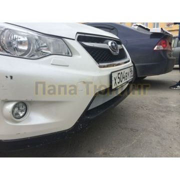 Защита радиатора Subaru XV 2012-2016 chrome