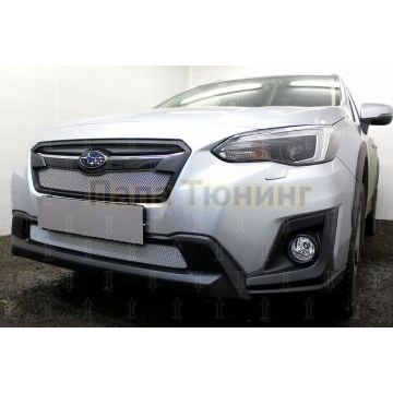 Защита радиатора Subaru XV 2017- chrome низ