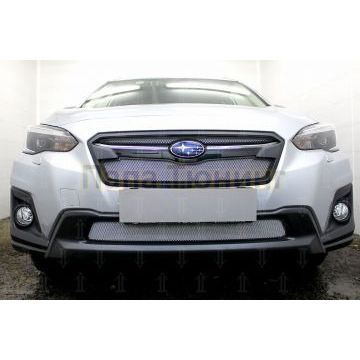 Защита радиатора Subaru XV 2017- chrome низ