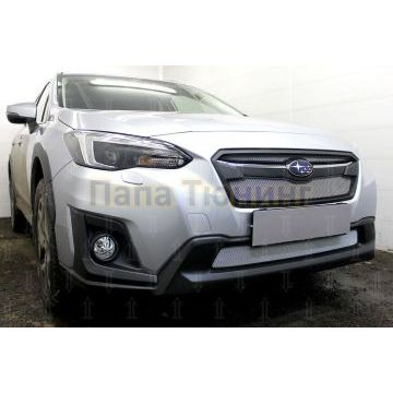 Защита радиатора Subaru XV 2017- chrome низ