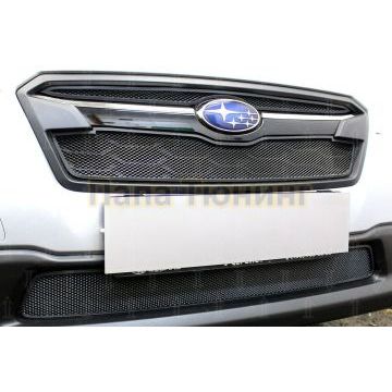 Защита радиатора Subaru XV 2017- black низ
