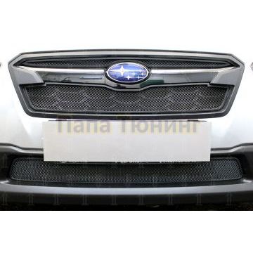 Защита радиатора Subaru XV 2017- black низ