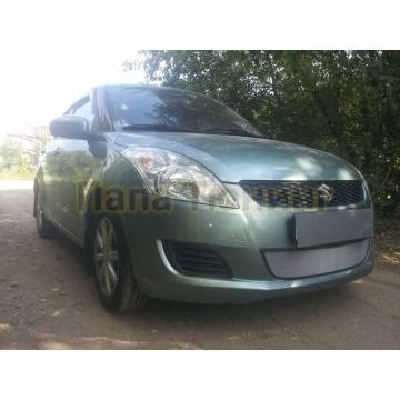 Защита радиатора Suzuki Swift 2010-2013 chrome