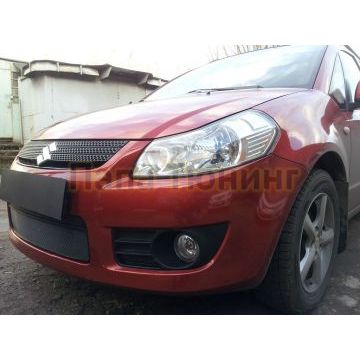 Защита радиатора Suzuki SX4 hb 2006-2007 (венгерская сборка) black