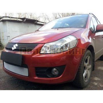 Защита радиатора Suzuki SX4 hb 2006-2007 (венгерская сборка) chrome