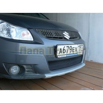Защита радиатора Suzuki SX4 hb 2006-2010 (японская сборка) black