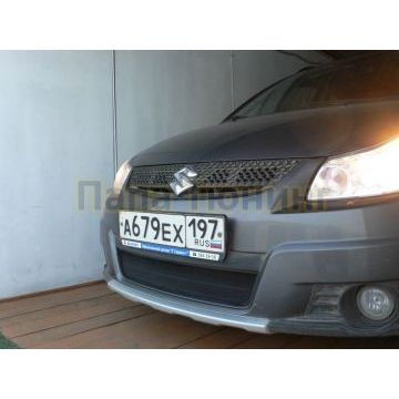 Защита радиатора Suzuki SX4 hb 2006-2010 (японская сборка) black