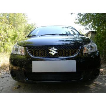Защита радиатора Suzuki SX4 sedan 2007-2011 black