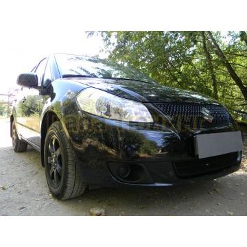 Защита радиатора Suzuki SX4 sedan 2007-2011 black
