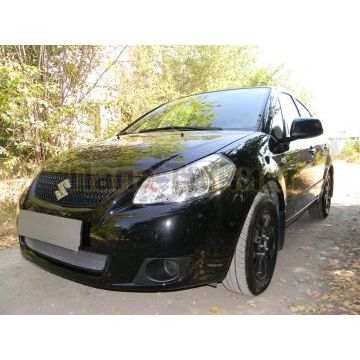 Защита радиатора Suzuki SX4 sedan 2007-2011 chrome