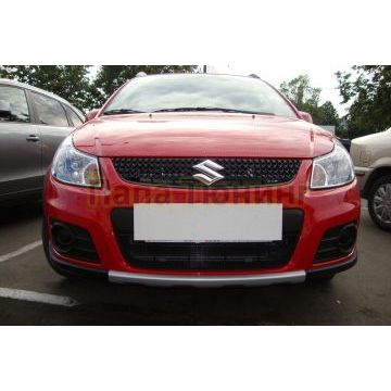 Защита радиатора Suzuki SX4 hb 2009-2014 рестайлинг black
