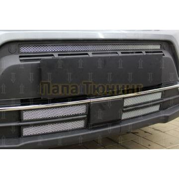 Защита радиатора Suzuki Vitara 2018- chrome верх