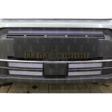 Защита радиатора Suzuki Vitara 2018- chrome верх