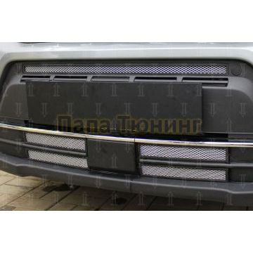 Защита радиатора Suzuki Vitara 2018- chrome верх