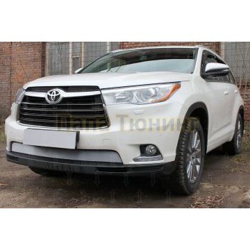 Защита радиатора Toyota HIGHLANDER U50 2013-2016 chrome низ