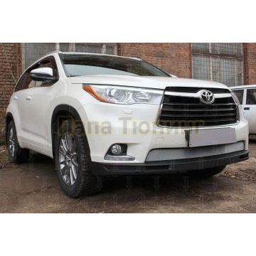 Защита радиатора Toyota HIGHLANDER U50 2013-2016 chrome низ