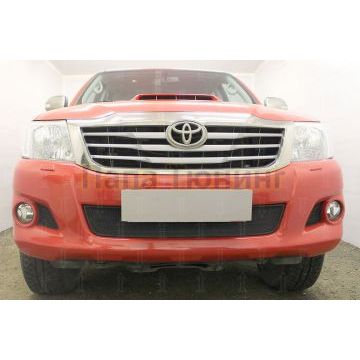 Защита радиатора Toyota Hilux 2011-2015 black