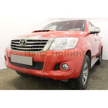 Защита радиатора Toyota Hilux 2011-2015 black