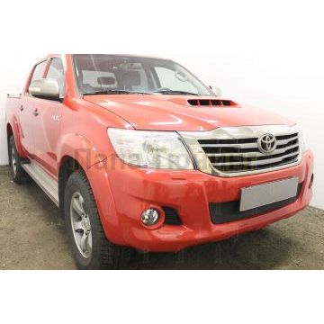 Защита радиатора Toyota Hilux 2011-2015 black