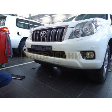 Защита радиатора Toyota LC Prado 150 2009-2014 black