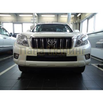 Защита радиатора Toyota LC Prado 150 2009-2014 black