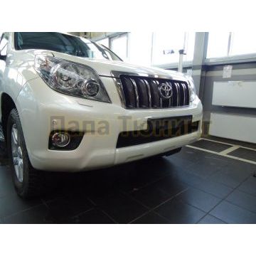 Защита радиатора Toyota LC Prado 150 2009-2014 black