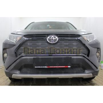 Защита радиатора Toyota Rav4 2019- black низ