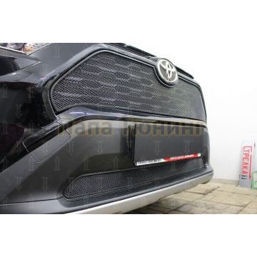 Защита радиатора Toyota Rav4 2019- black низ