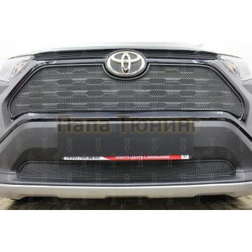 Защита радиатора Toyota Rav4 2019- black низ
